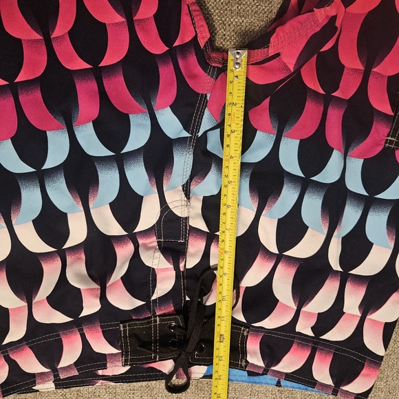 Hurley Phantom Multi-Color Board Shorts Mens Sz 38 Swim Trunks Drawstring - Picture 4 of 8